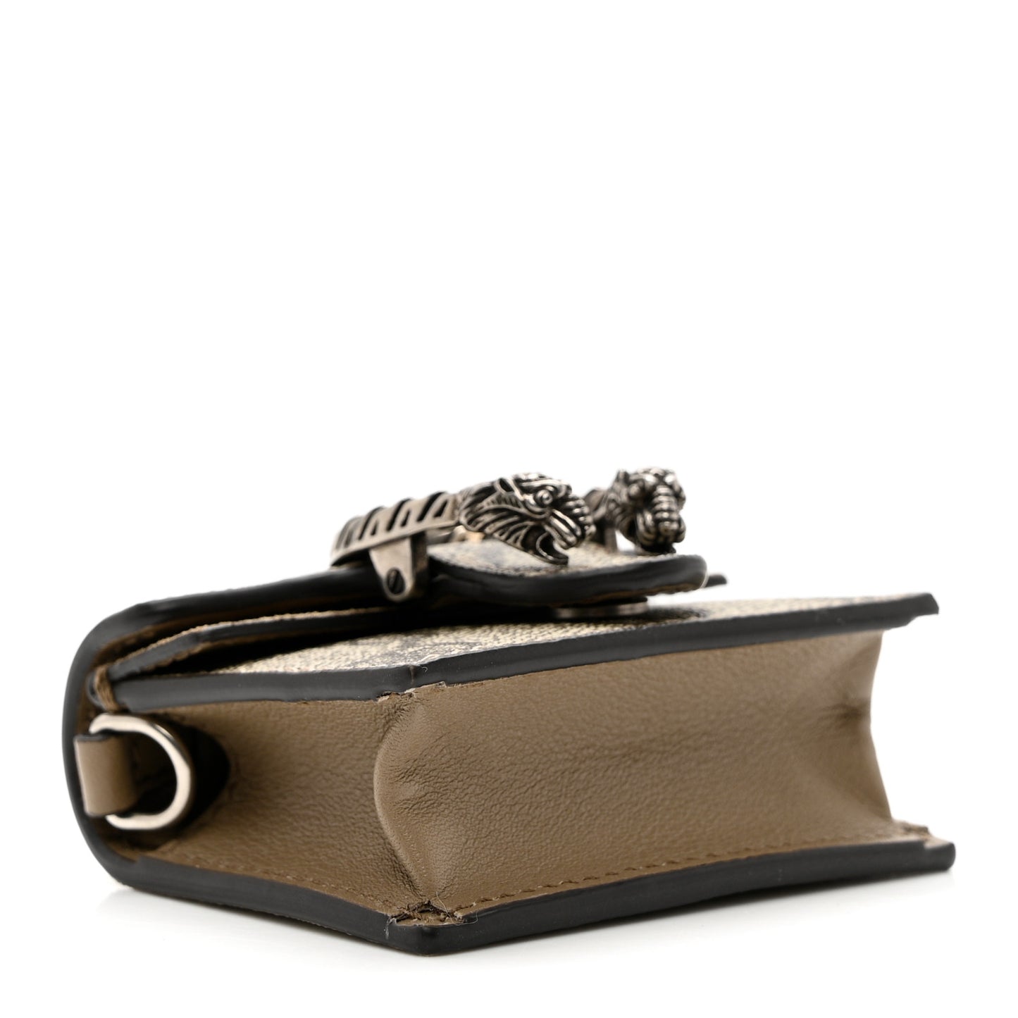 GG Supremem Monogram Suede Cudu Dionysus AirPods Case Beige Ebony Taupe