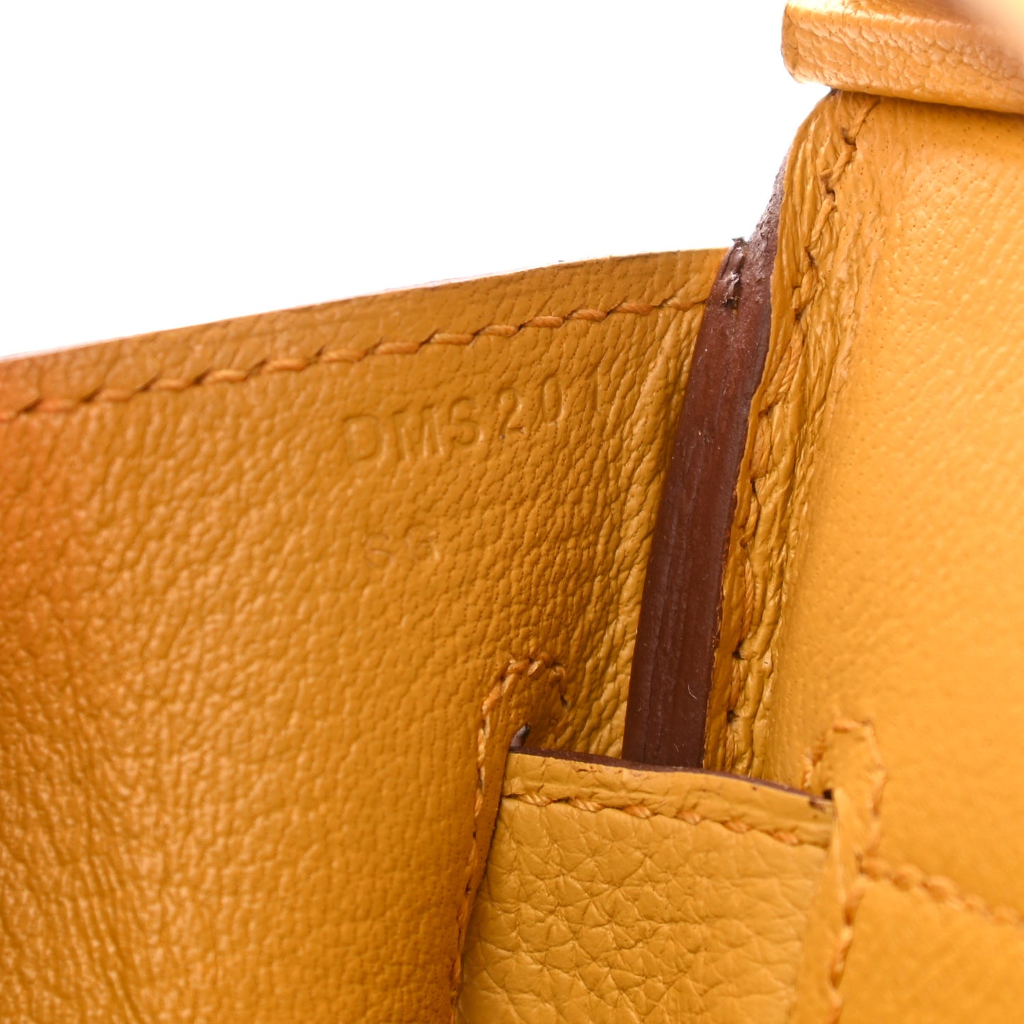 Togo Birkin 30 Jaune Ambre