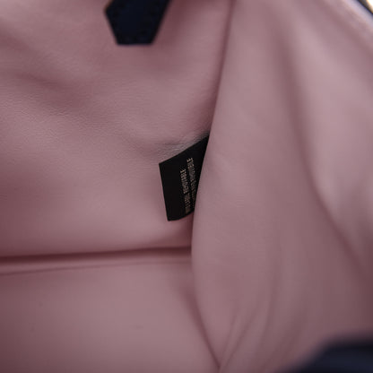 Fendi Vitello Dolce Century Petite 2Jours Tote Blue Rosa Doll 8 of 11