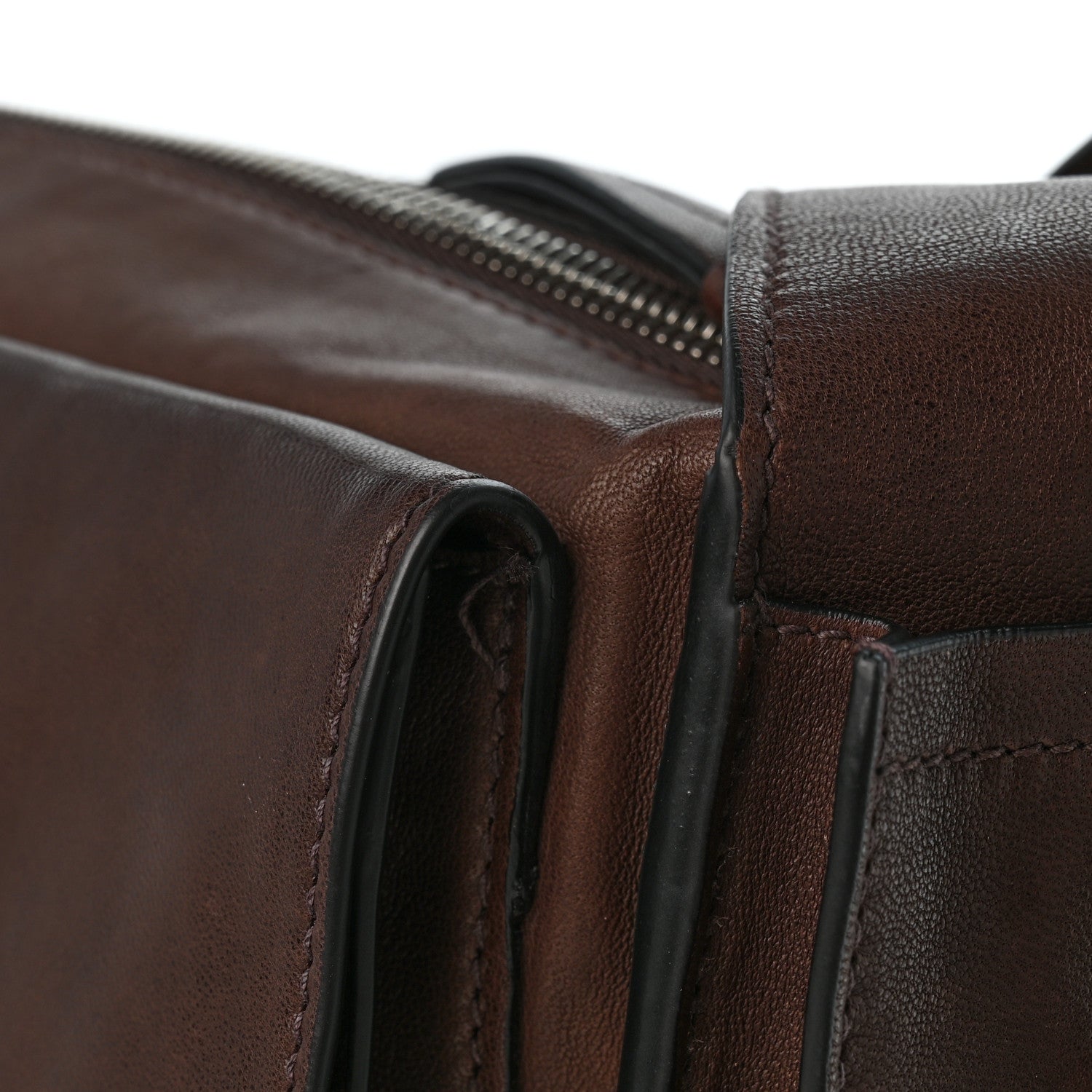 Miu Miu Nappa Utilitaire Shoulder Bag Dark Brown 11 of 12