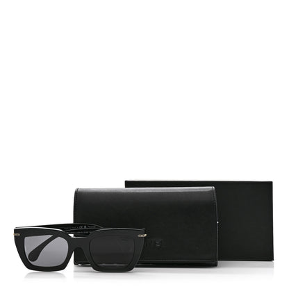 Chanel Acetate Square Sunglasses 5509-A Black 9 of 9