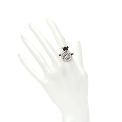 Gucci Pearl Pineapple Ring M Cream 2 of 6