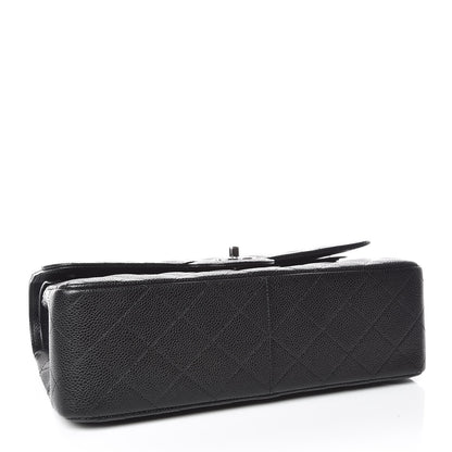 Chanel Caviar Quilted Jumbo Double Flap Black 4 of 10