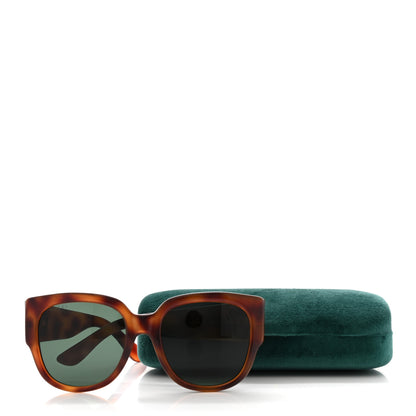 Gucci Acetate Square Frame Sunglasses GG0142SA Tortoise 9 of 9