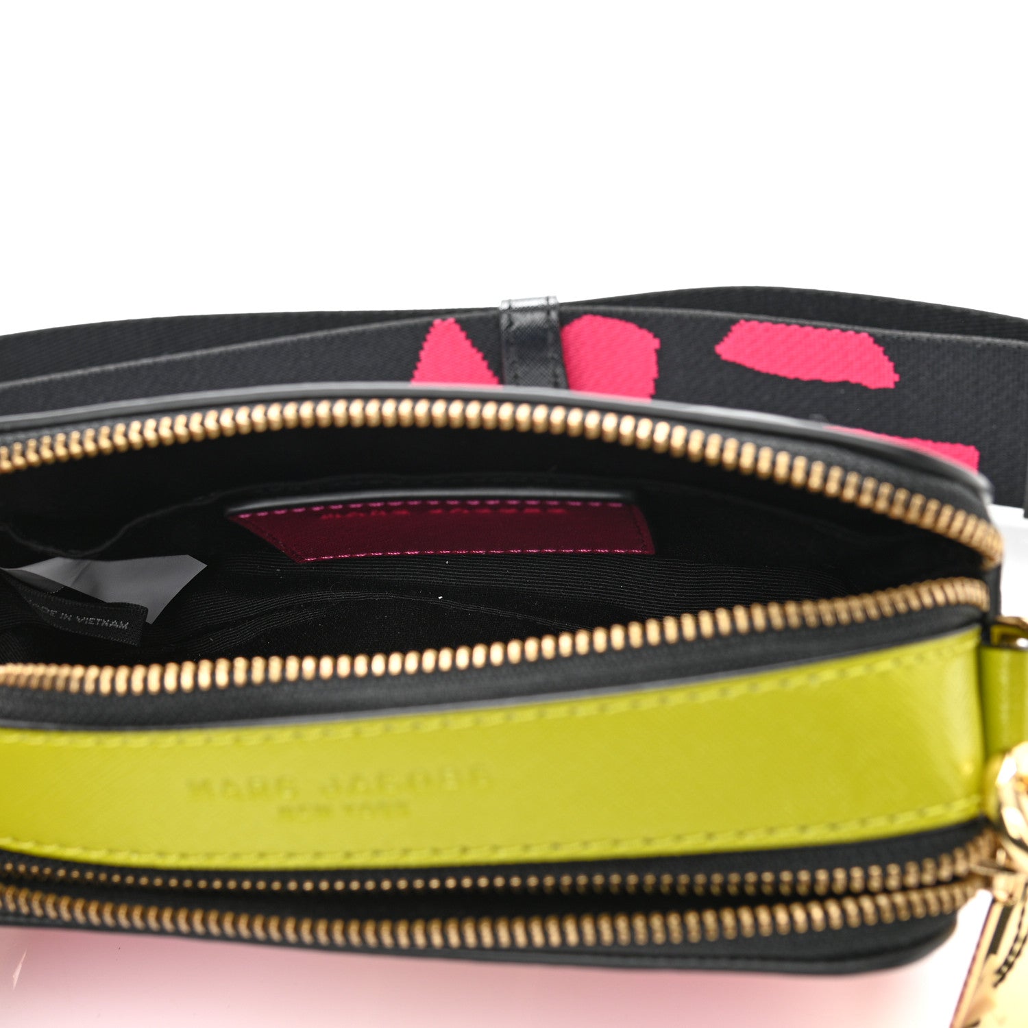 Marc Jacobs Saffiano Small Snapshot Camera Bag Hibiscus Multicolor 5 of 12