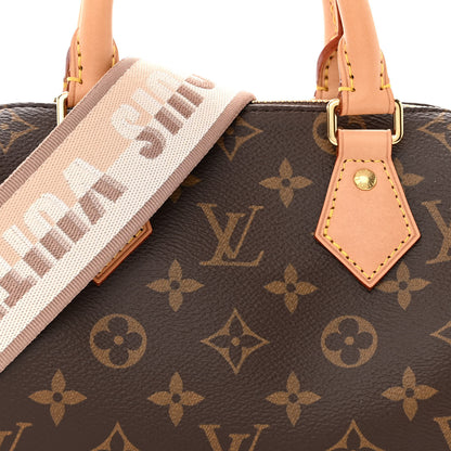 Louis Vuitton Monogram Speedy Bandouliere 20 Beige 7 of 10