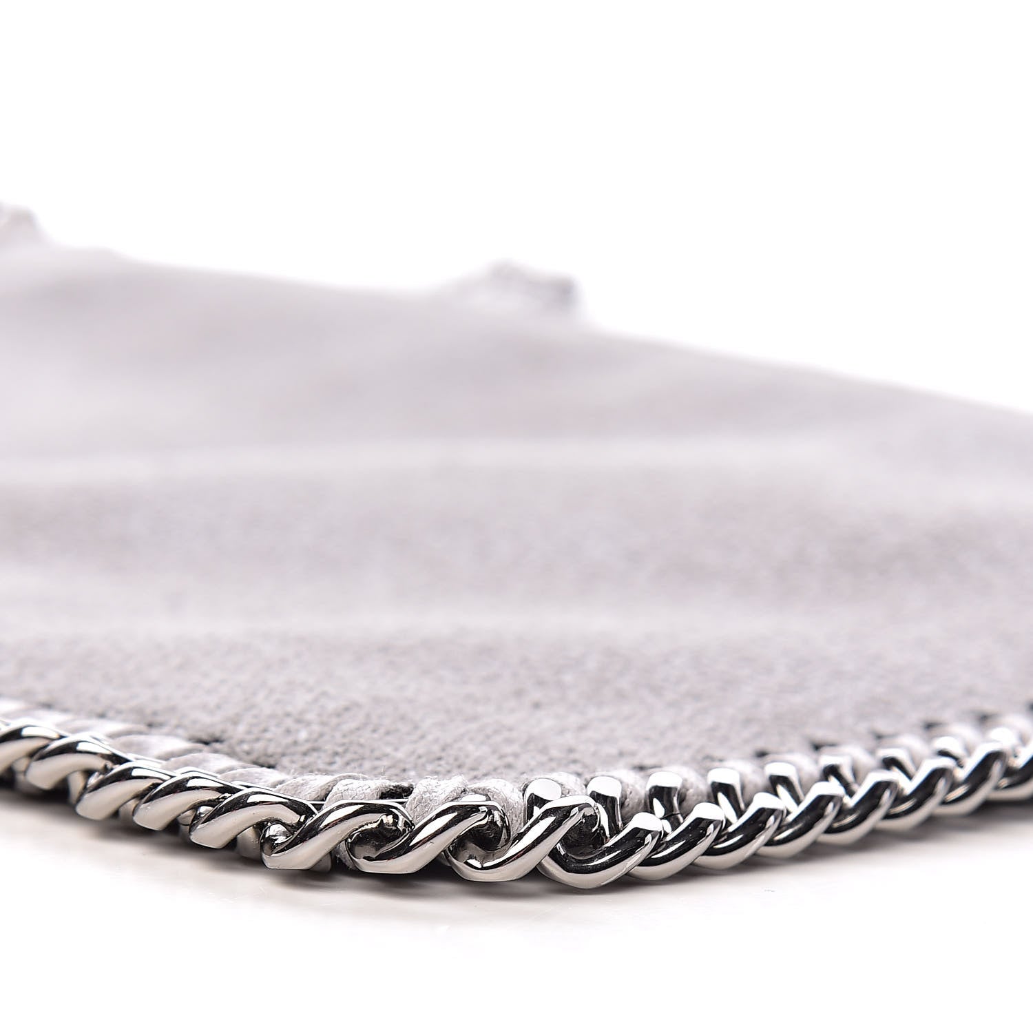 Stella McCartney Shaggy Deer Falabella Clutch Light Grey 9 of 11