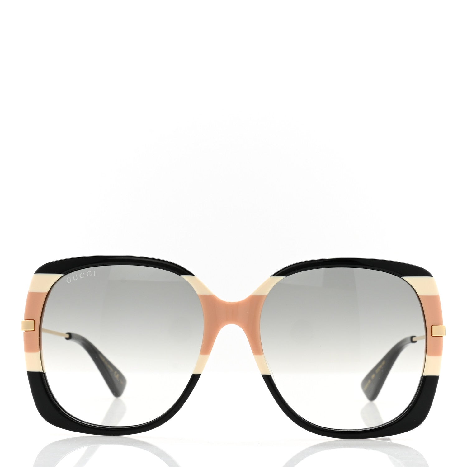 Gucci Acetate Square Frame GG0511S Sunglasses Black Pink White 2 of 8