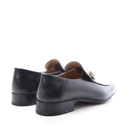 Gucci Goatskin Mens Horsebit Loafers 8 Black 4 of 11