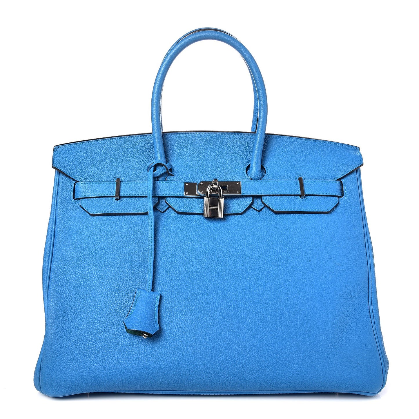 Togo Verso Birkin 35 Bleu Zanzibar Malachite