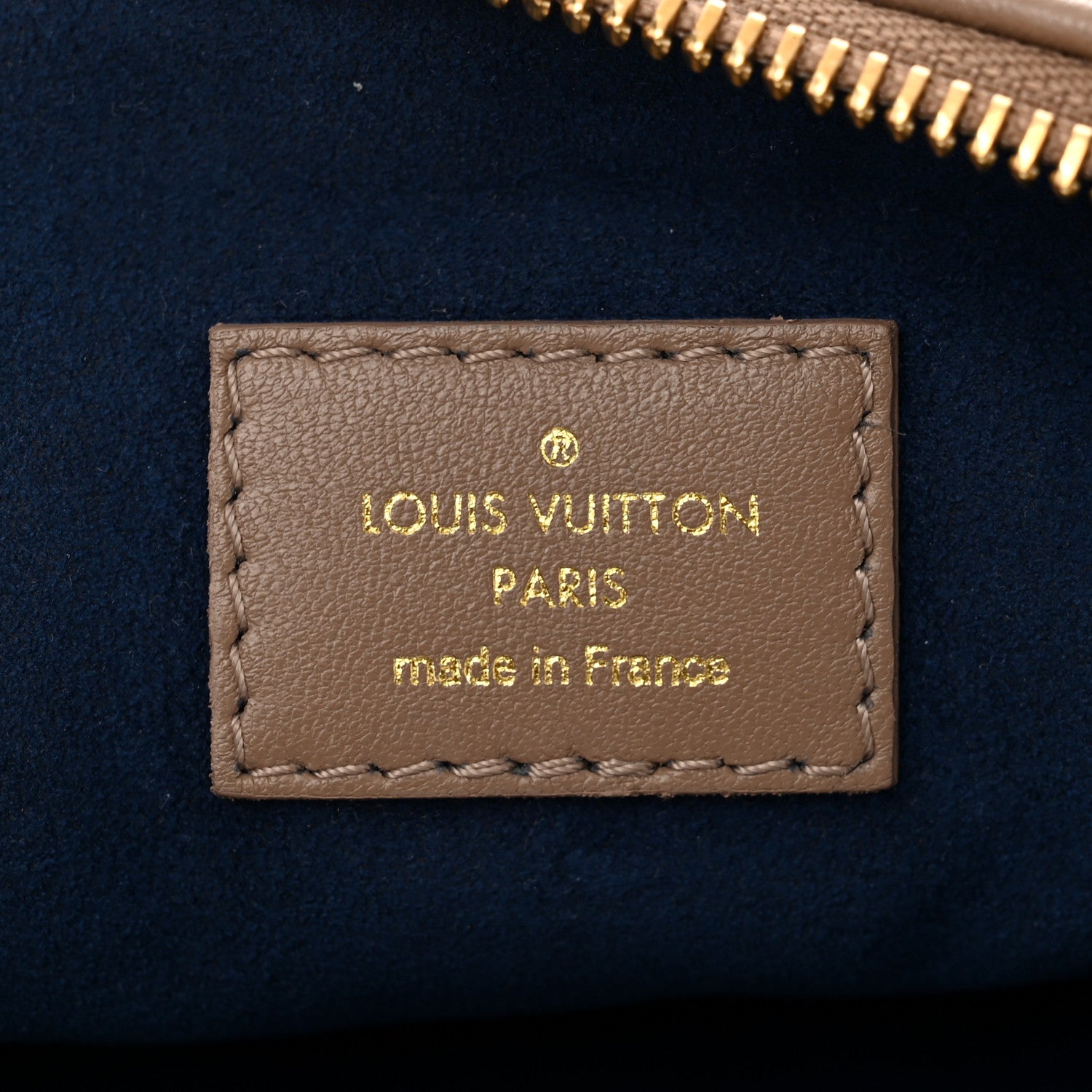 Louis Vuitton Lambskin Embossed Monogram Coussin PM Taupe 7 of 10