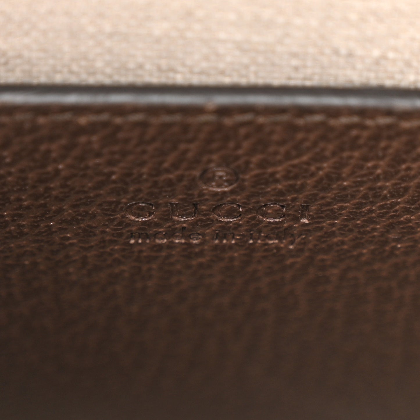 Monogram Jumbo GG Textured Dollar Calfskin Web Mini Vertical Tote Camel Ebony New Acero