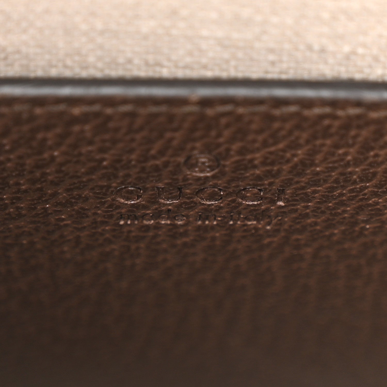 Gucci Monogram Jumbo GG Textured Dollar Calfskin Web Mini Vertical Tote Camel Ebony New Acero 6 of 9