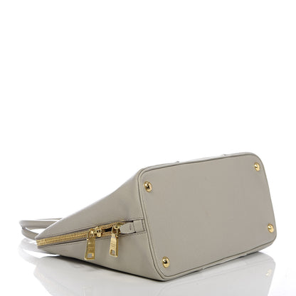 Prada Saffiano Lux Bi-Color Promenade Tote Talco Pomice 4 of 18