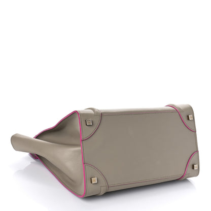 Celine Smooth Calfskin Mini Luggage Beige 4 of 11