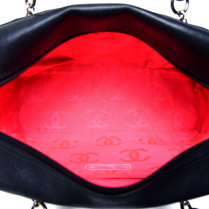 Chanel Calfskin Quilted Large Cambon Bowler Black 8 of 8