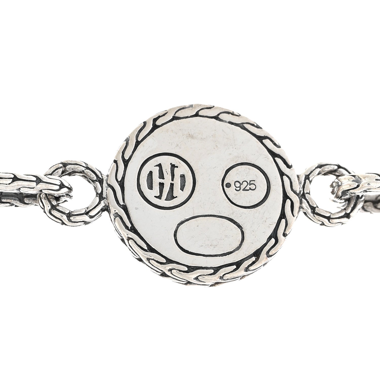 John Hardy Sterling Silver Dot Station Chain Necklace 4 of 4