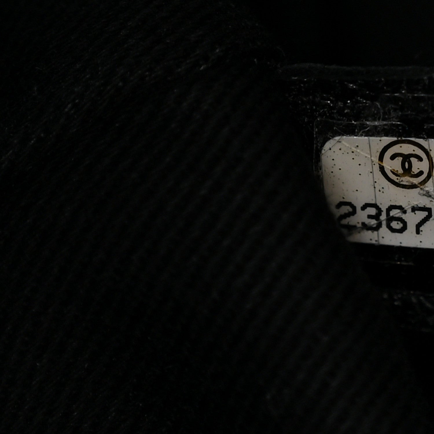 Chanel Grained Vegetal Calfskin Stitched Shopping Tote Black 7 of 10