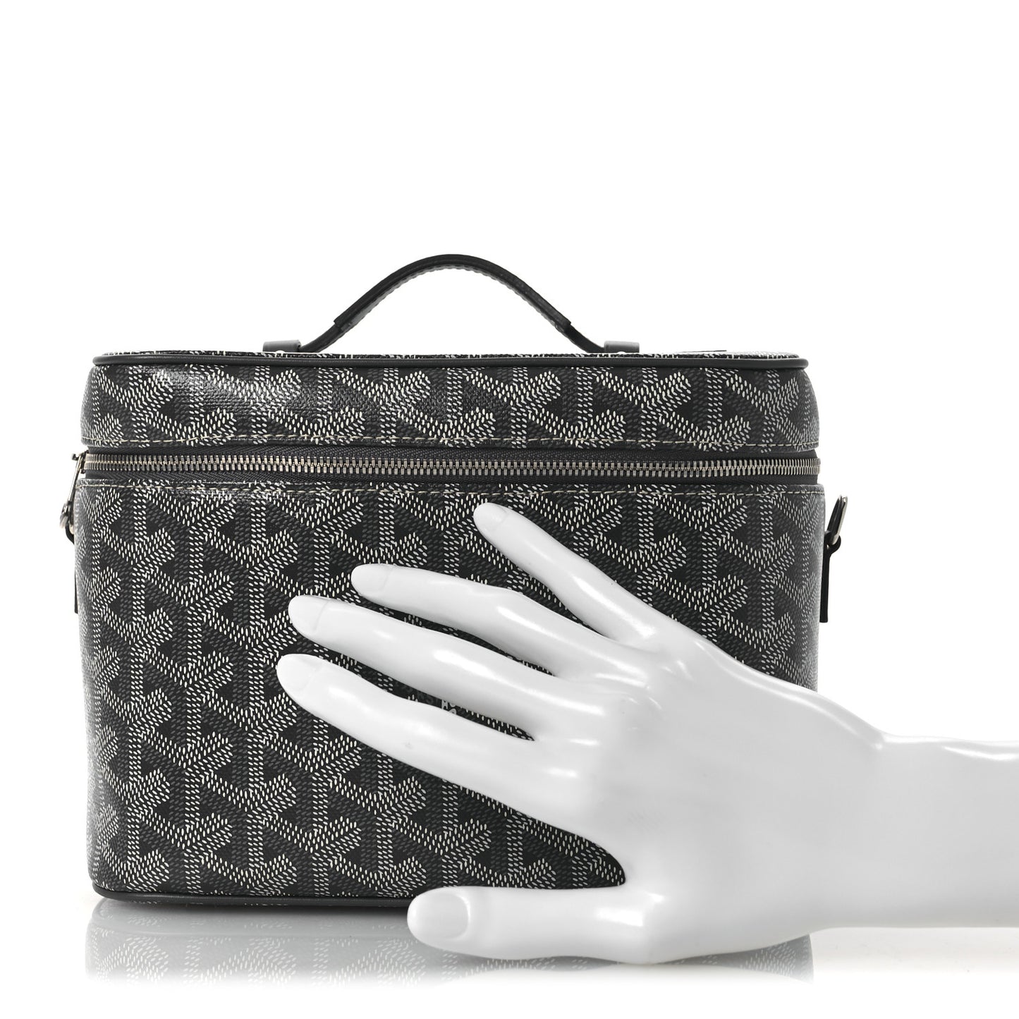 Goyardine Muse Vanity Case Grey