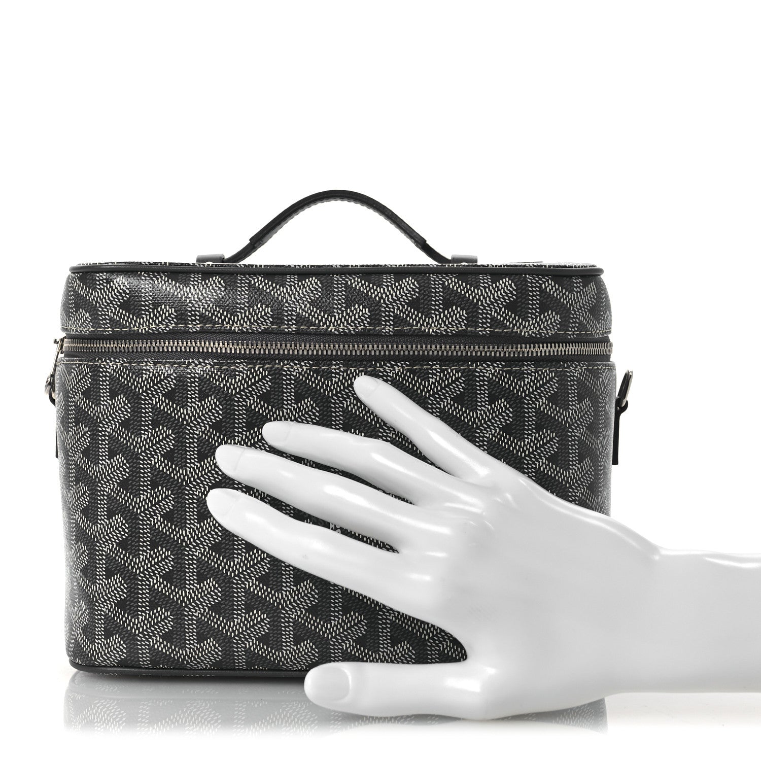 Goyard Goyardine Muse Vanity Case Grey 2 of 10