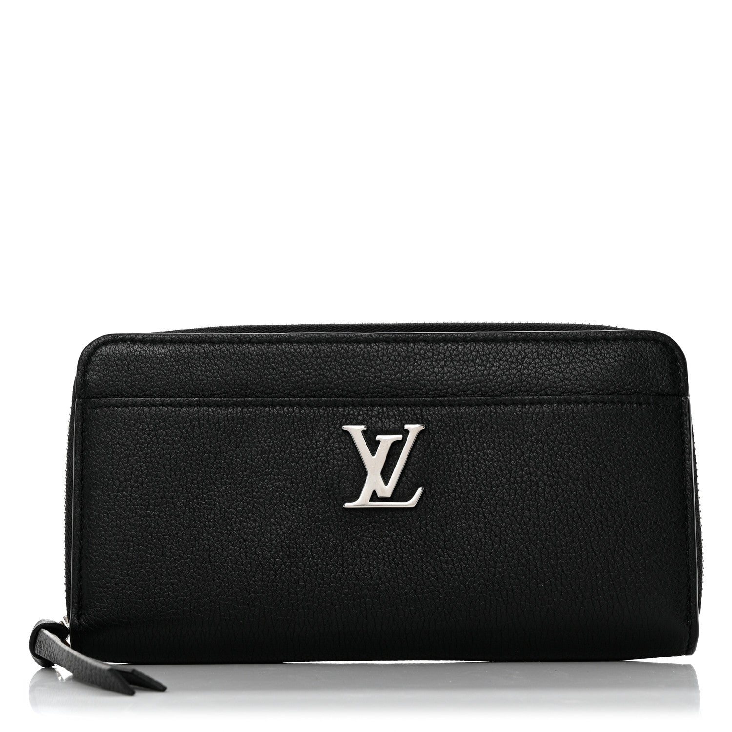 Louis Vuitton Calfskin Zippy Lockme Wallet Black 1 of 8