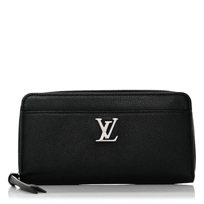 Louis Vuitton Calfskin Zippy Lockme Wallet Black 1 of 8
