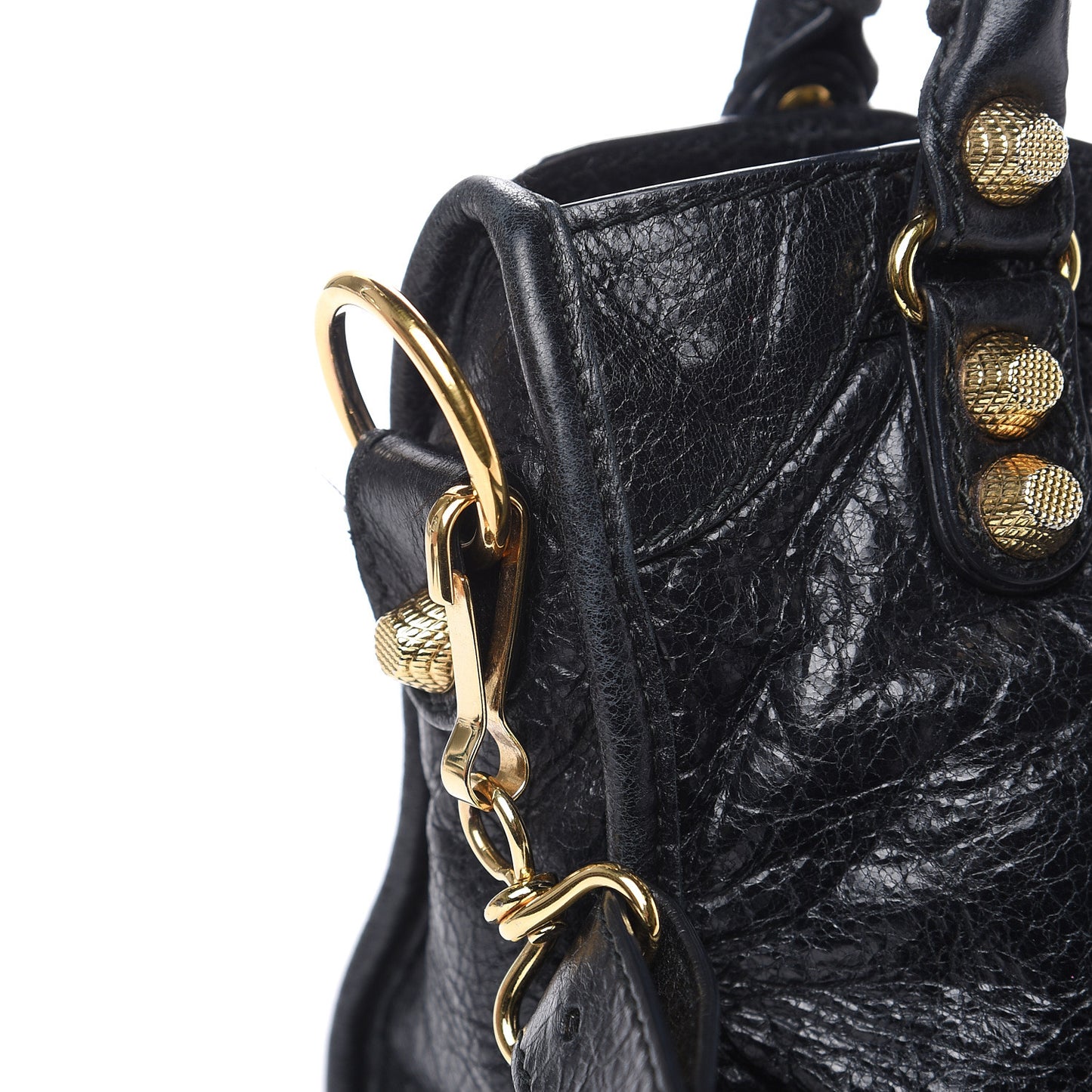 Agneau Giant 12 Gold Hardware Mini City Black