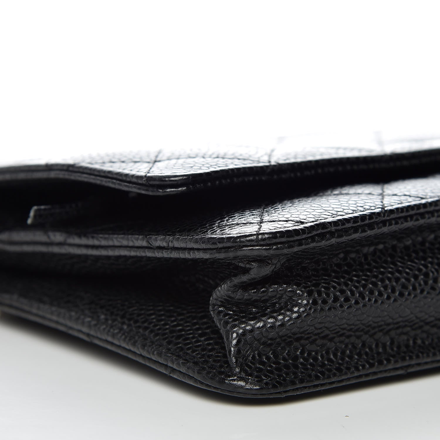 Chanel Caviar Quilted Wallet On Chain WOC Black 5 of 11