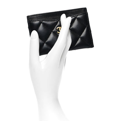Chanel Lambskin Quilted Card Holder Black 2 of 10