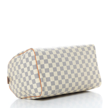 Louis Vuitton Damier Azur Speedy 30 4 of 10