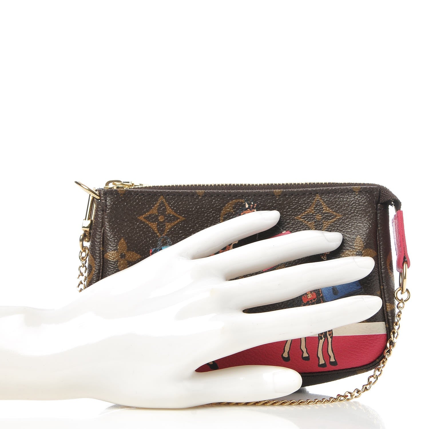 Louis Vuitton Monogram 2017 Christmas Animation Mini Pochette Accessories 2 of 8