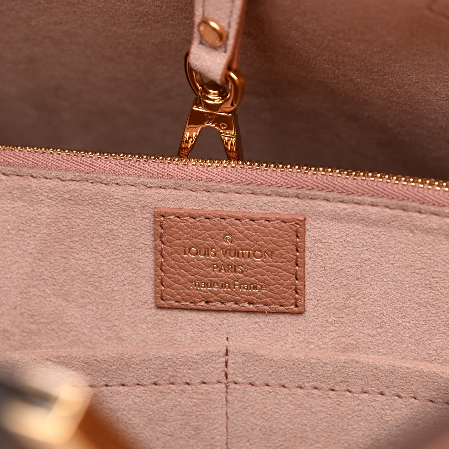 Calfskin Monogram Kimono Tote Bois de Rose