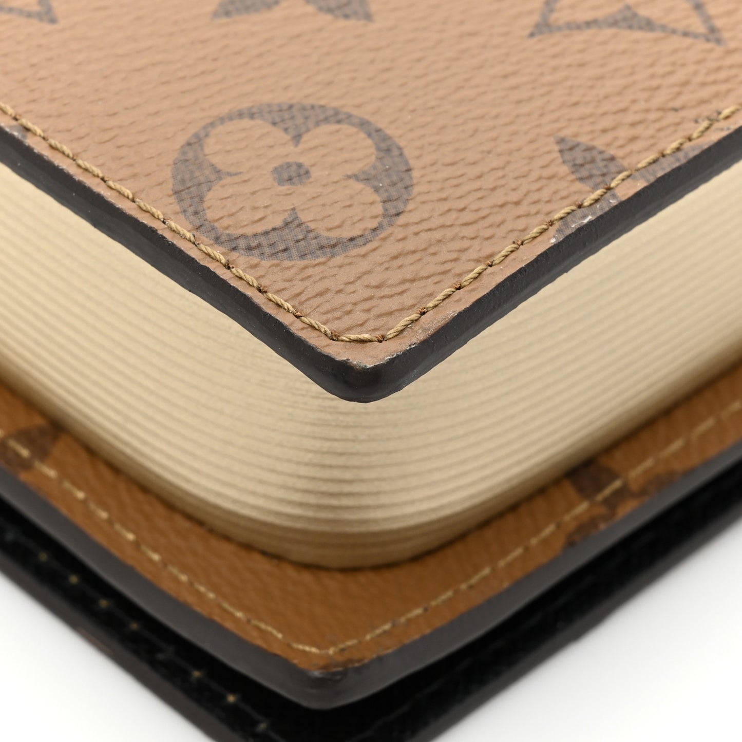Reverse Monogram Book Chain Wallet