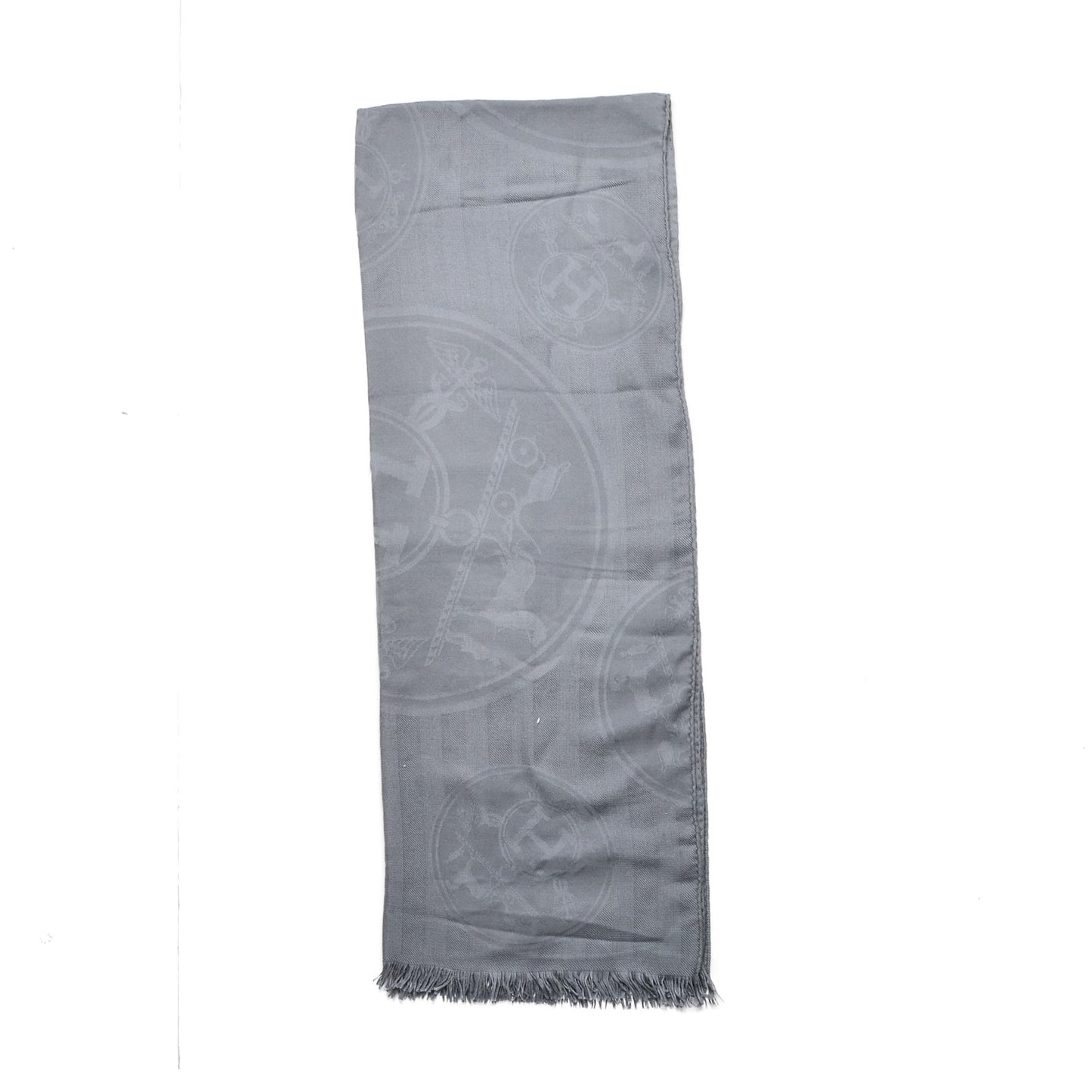 Cashmere Silk New Libris Stole Gris Souris