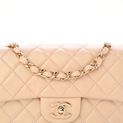 Chanel Iridescent Lambskin Quilted Mini Rectangular Flap Beige 8 of 11