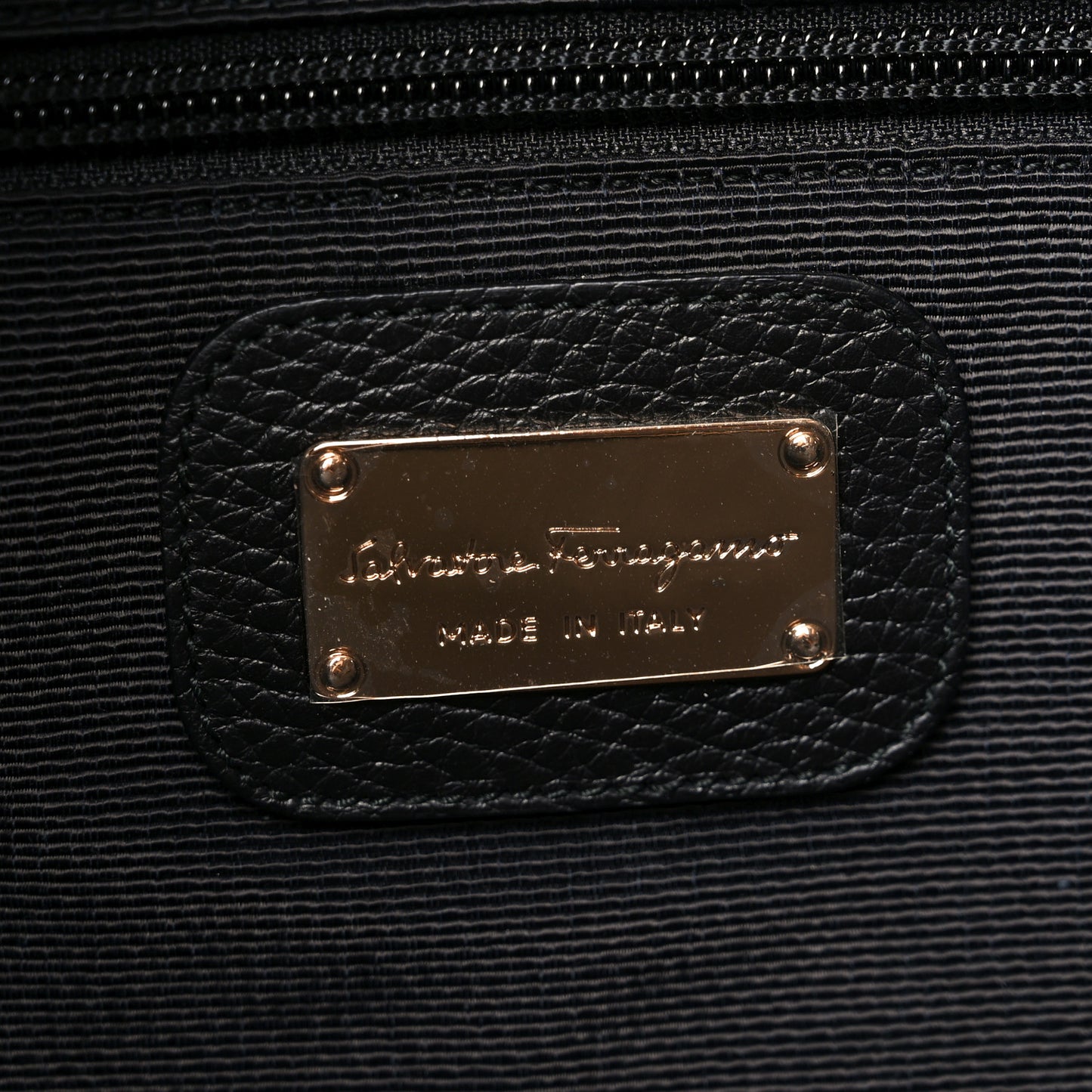 Calfskin Medium Tote Black