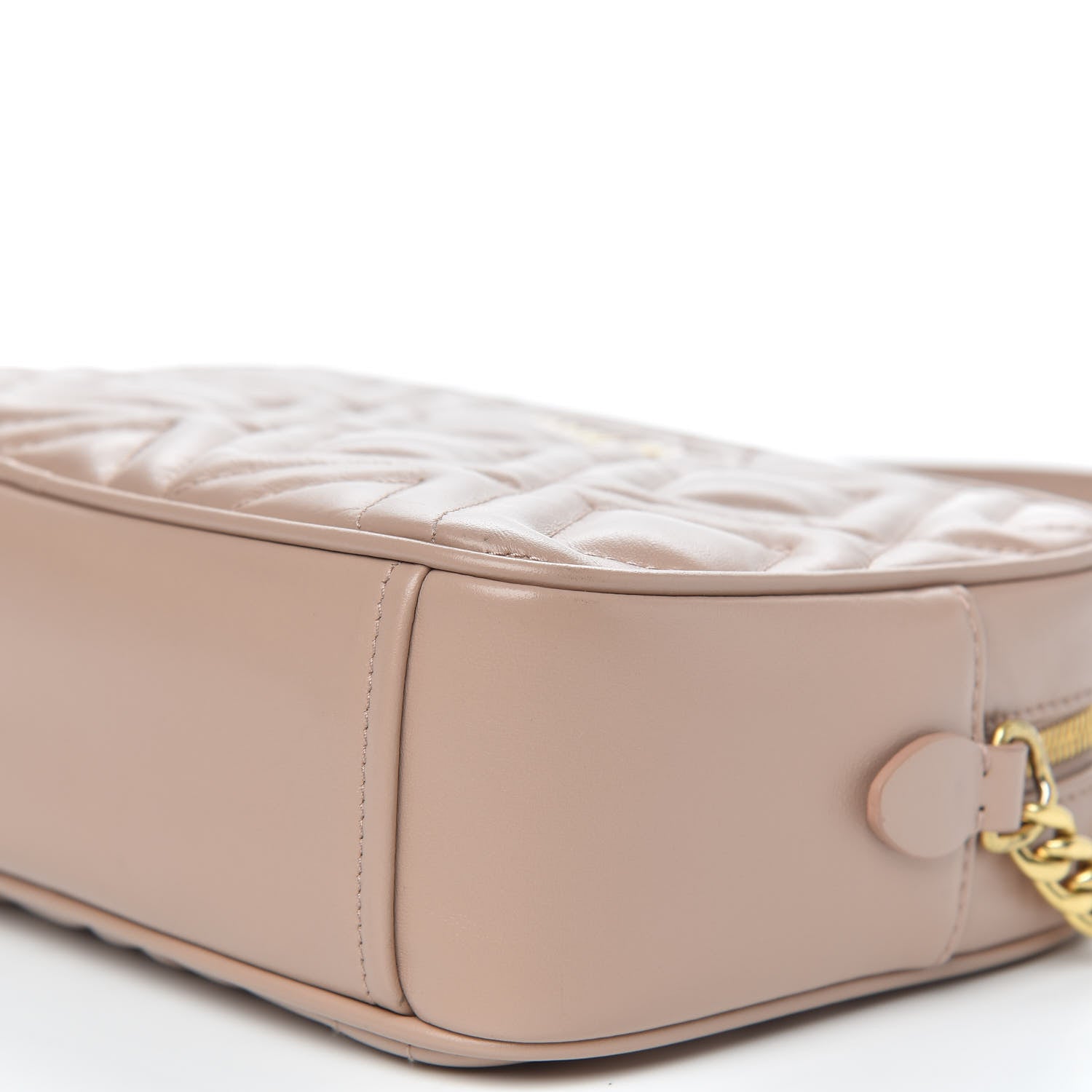 Miu Miu Soft Calf Quilted Camera Bag Cipria 8 of 8