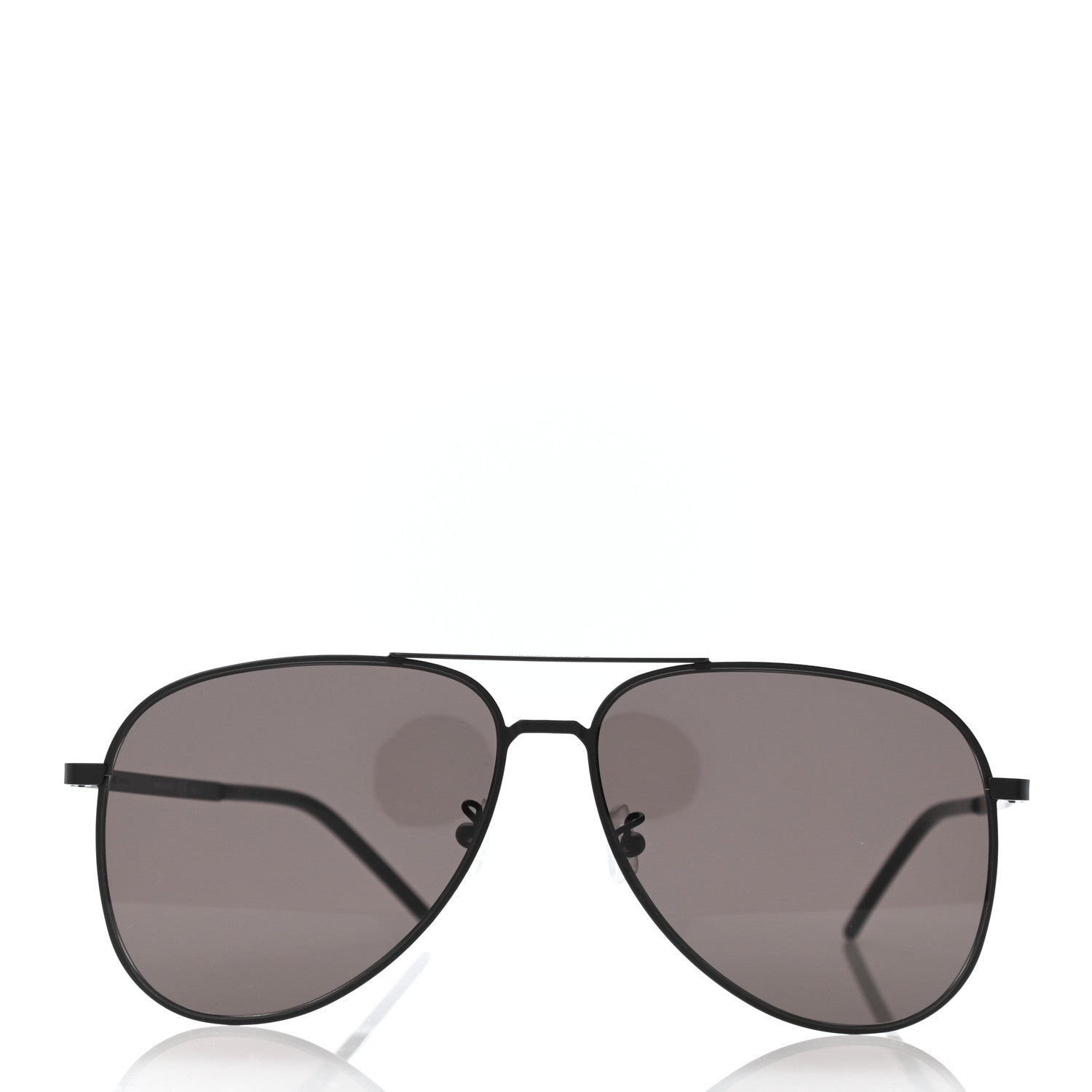 Saint Laurent Metal Aviator Classic 11 Slim Sunglasses Black 3 of 5