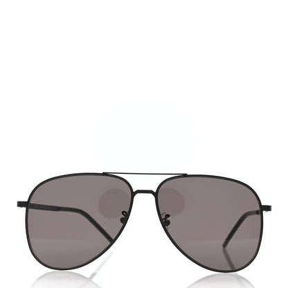 Saint Laurent Metal Aviator Classic 11 Slim Sunglasses Black 3 of 5