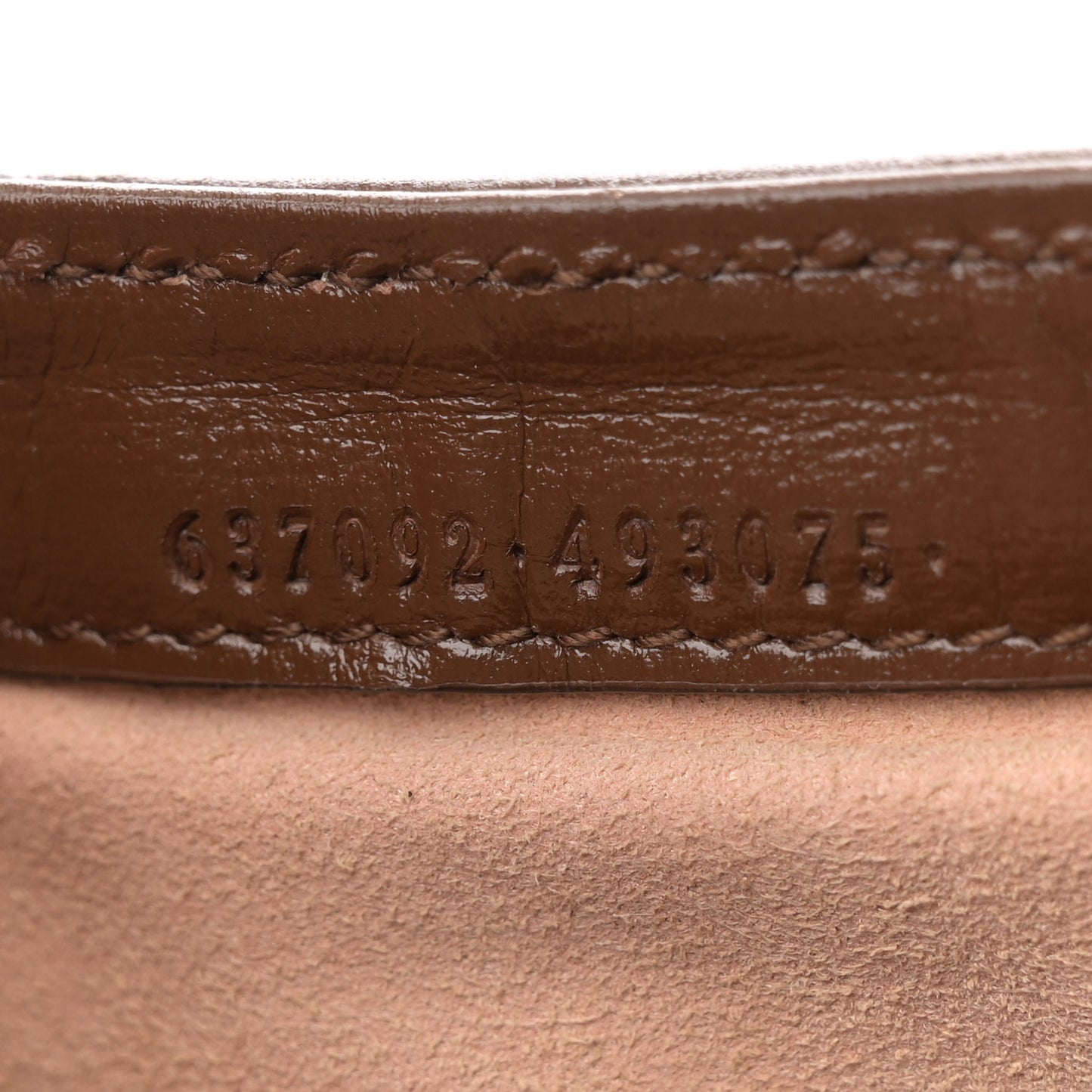 GG Supreme Monogram Azalea Calfskin Web Mini Jackie 1961 Hobo Beige Ebony Brown Sugar