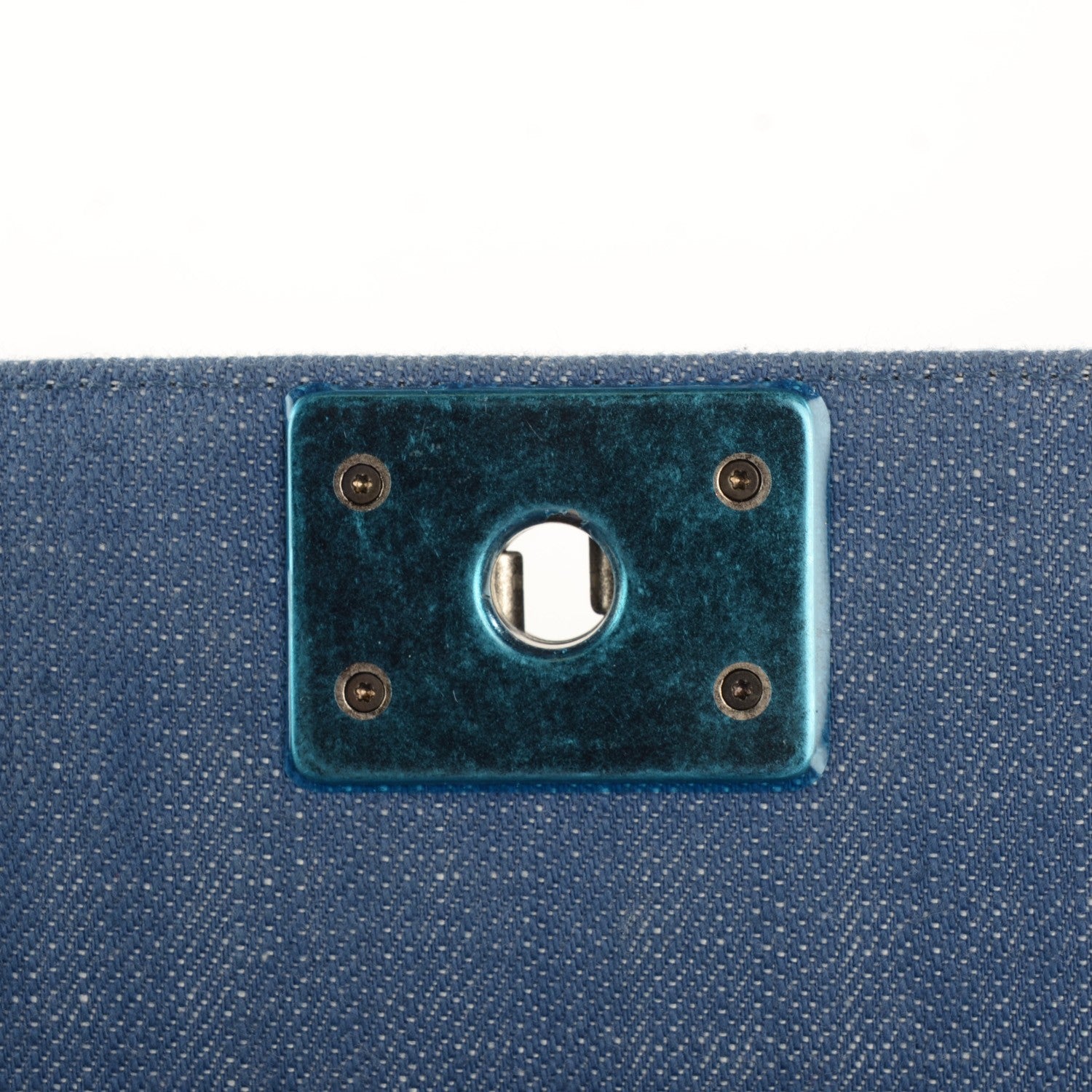 Chanel Denim Chevron Small Boy Flap Blue 12 of 12