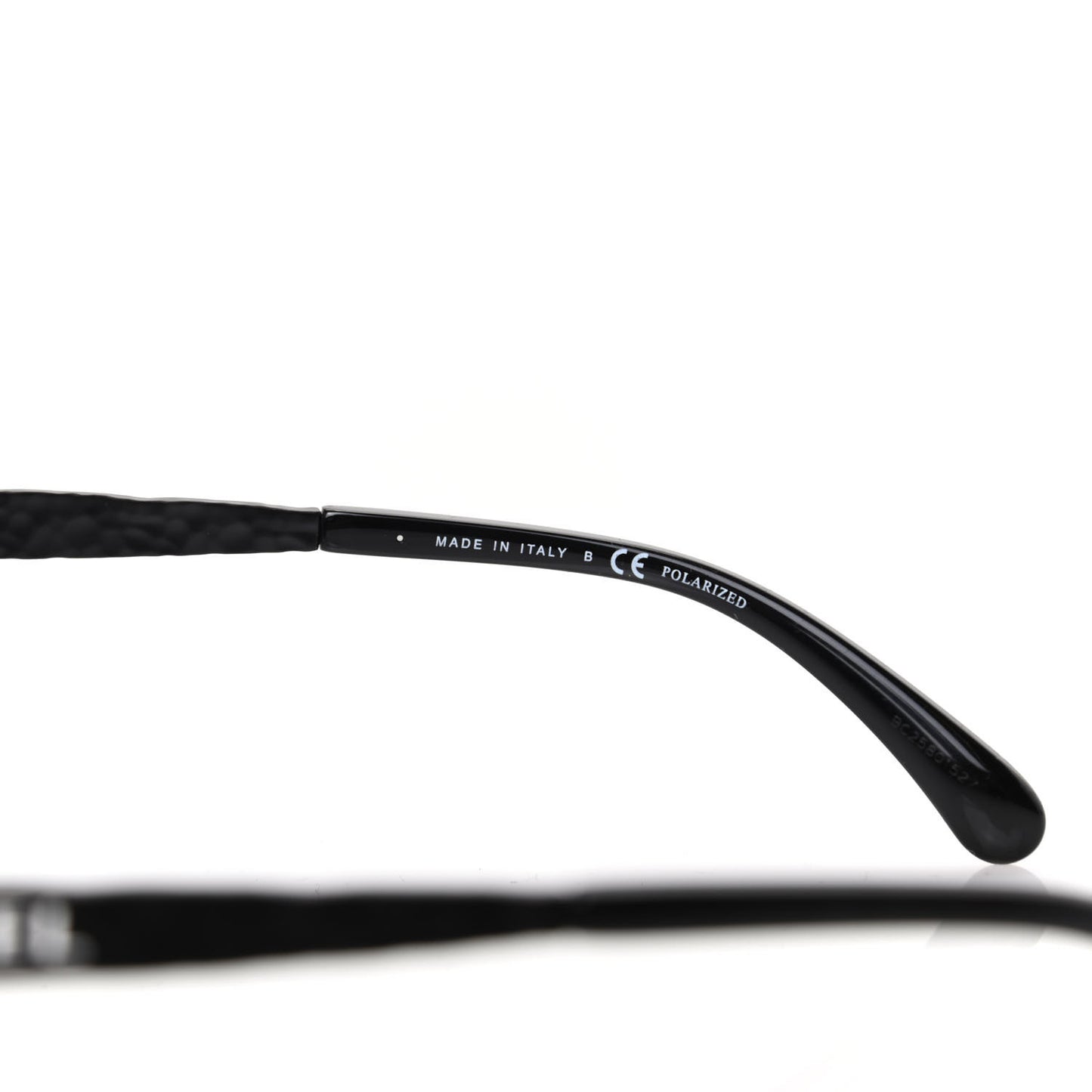Acetate Metal Polarized Pantos Sunglasses 5440-A Black