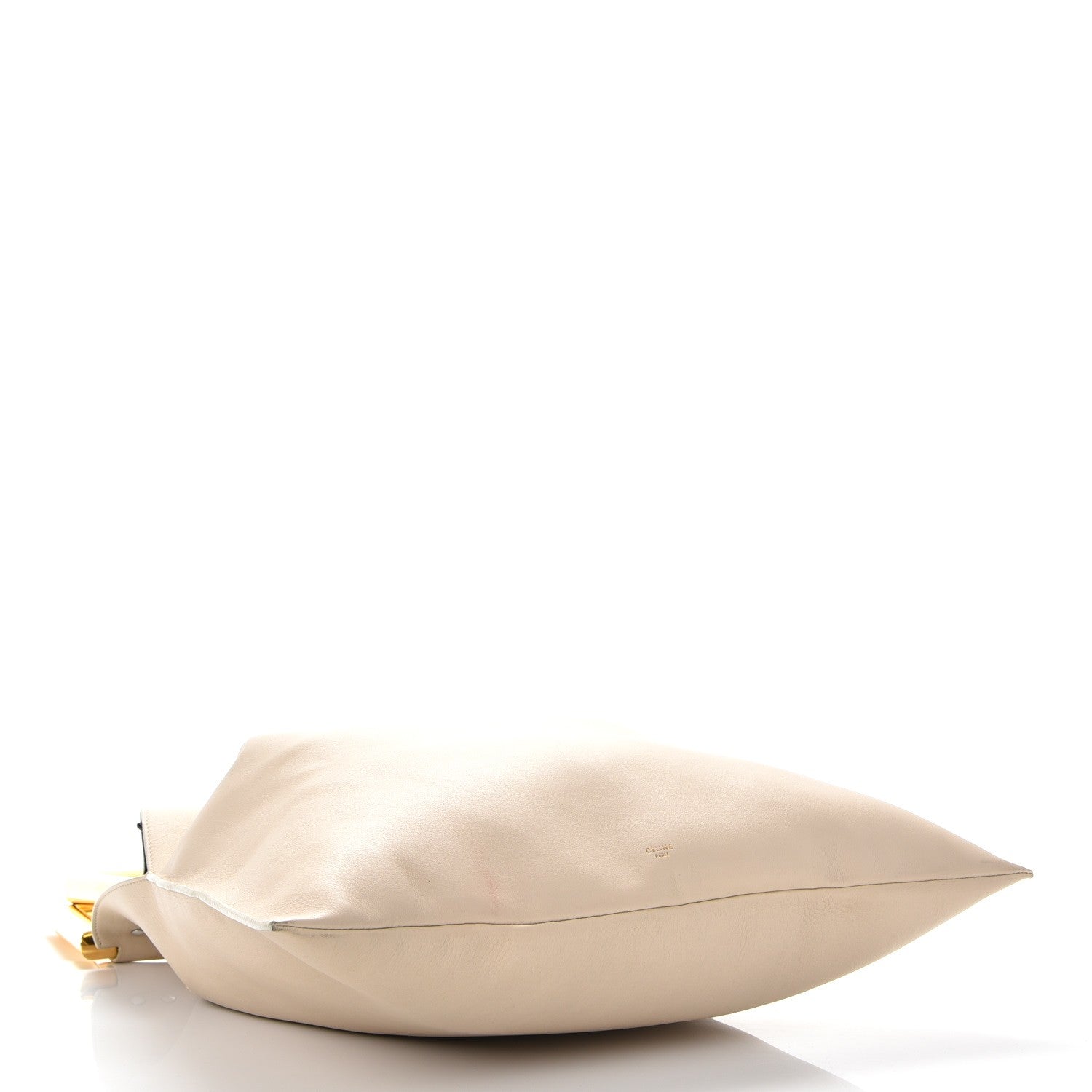 Celine Calfskin Triangle Open Sac Cream 5 of 14