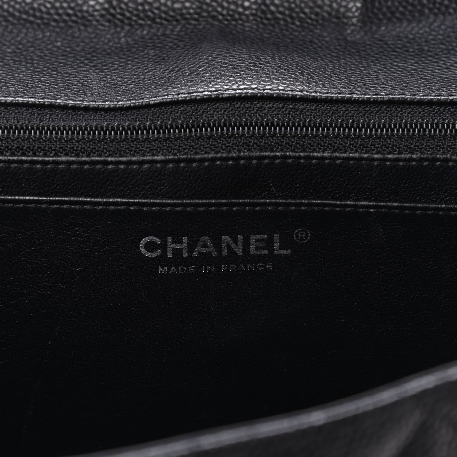 Chanel Caviar Quilted Jumbo Single Flap Black 6 of 11