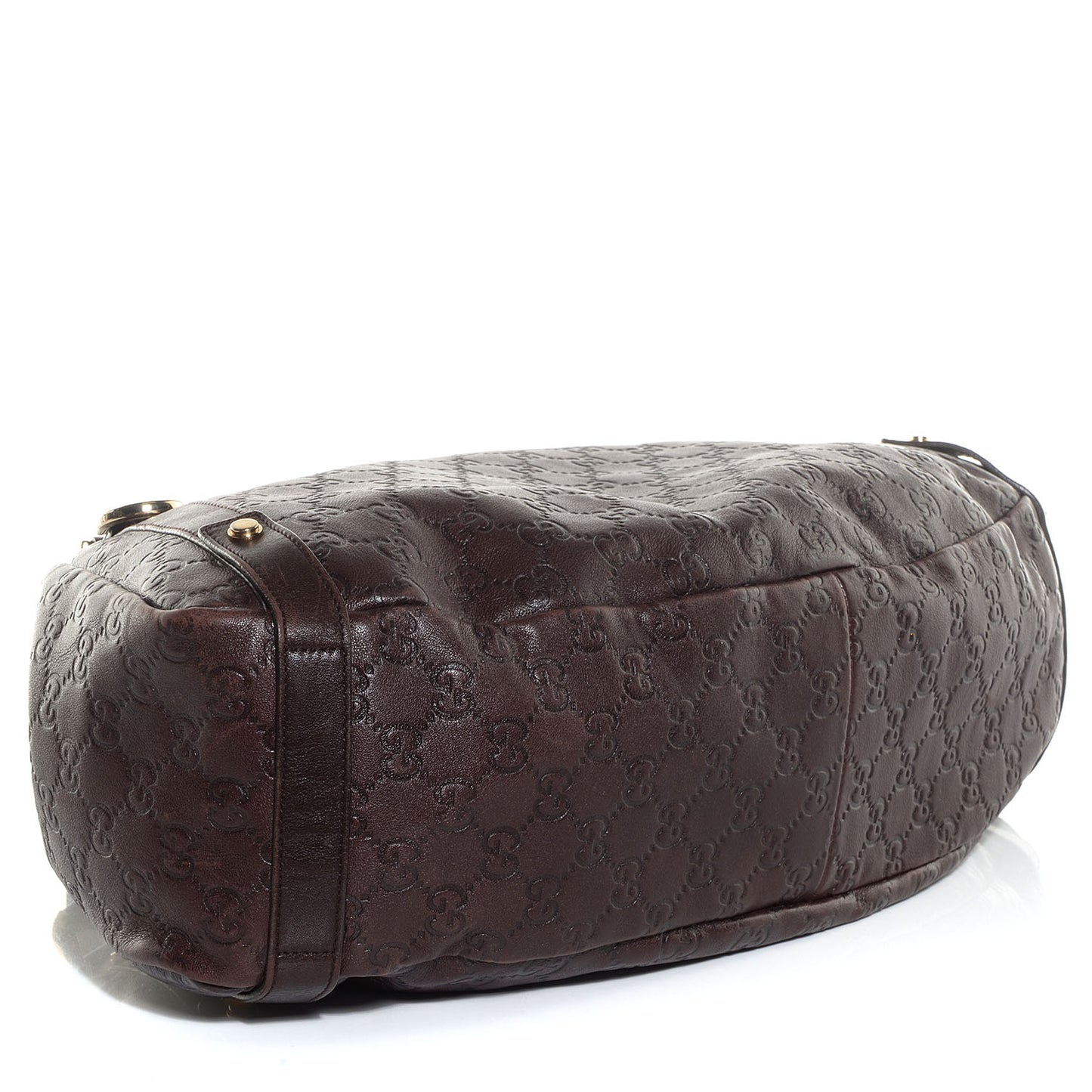 Guccissima Medium Abbey Shoulder Bag Chocolate