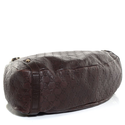 Gucci Guccissima Medium Abbey Shoulder Bag Chocolate 4 of 9