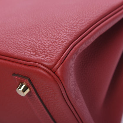 Hermes Taurillon Maurice Birkin 30 Rouge Vif 9 of 12