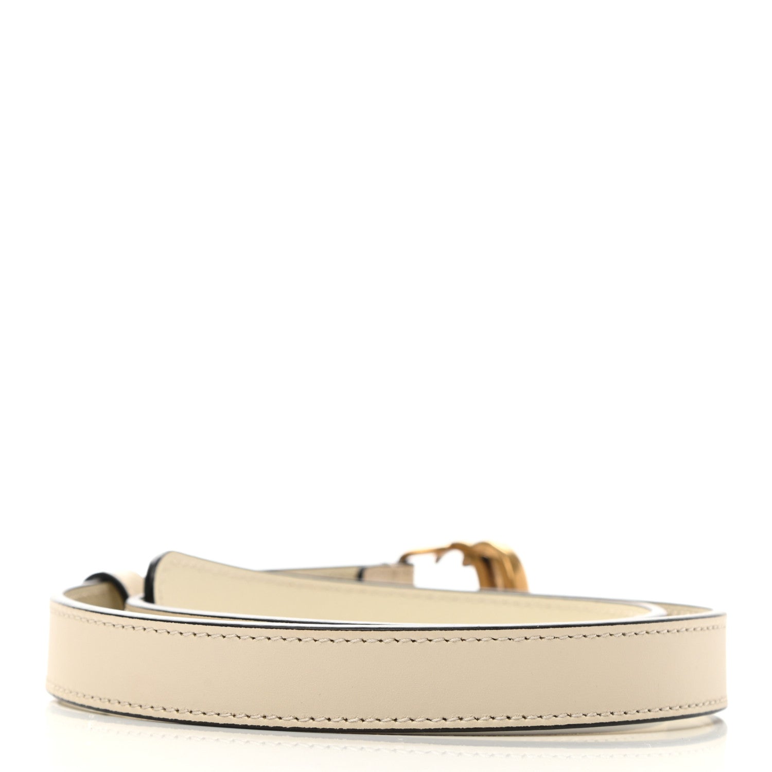 Gucci Calfskin Double G 20mm Belt 75 30 Mystic White 2 of 6
