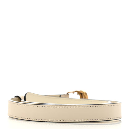 Gucci Calfskin Double G 20mm Belt 75 30 Mystic White 2 of 6