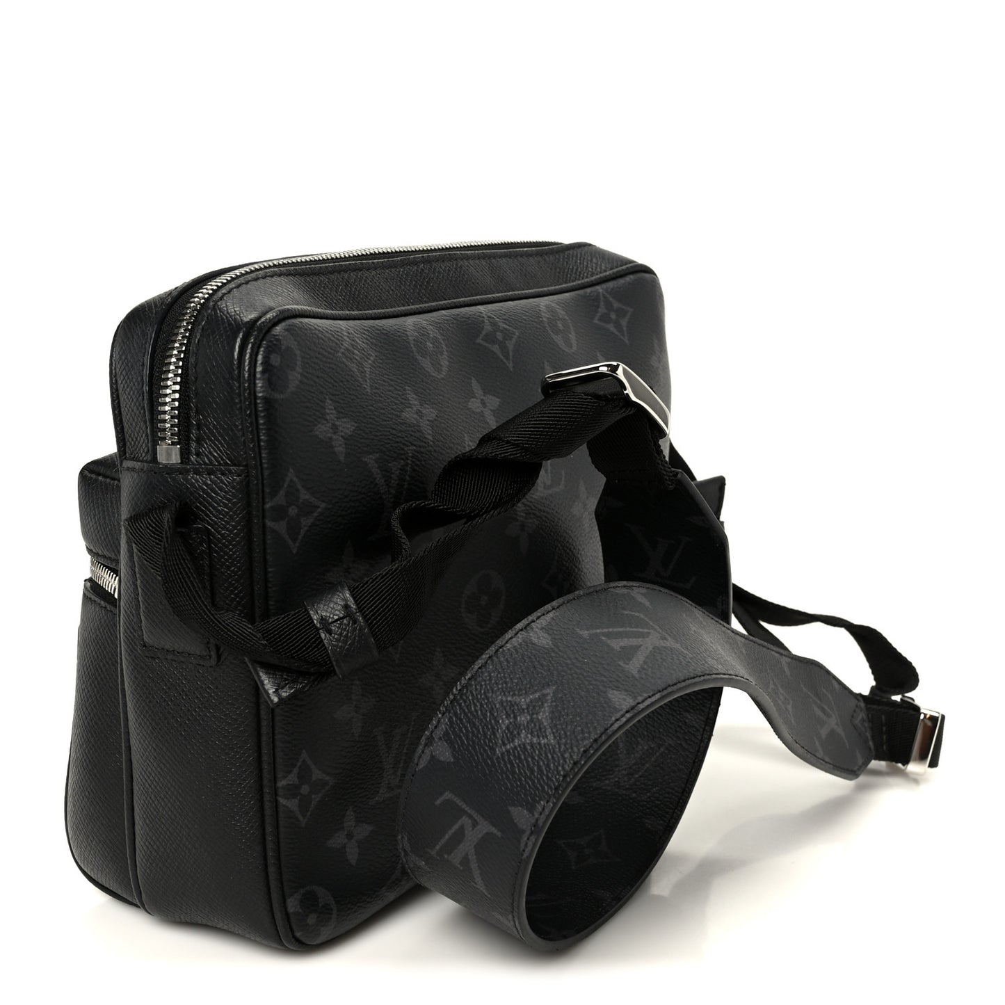 Taiga Monogram Eclipse Outdoor Messenger Black Black